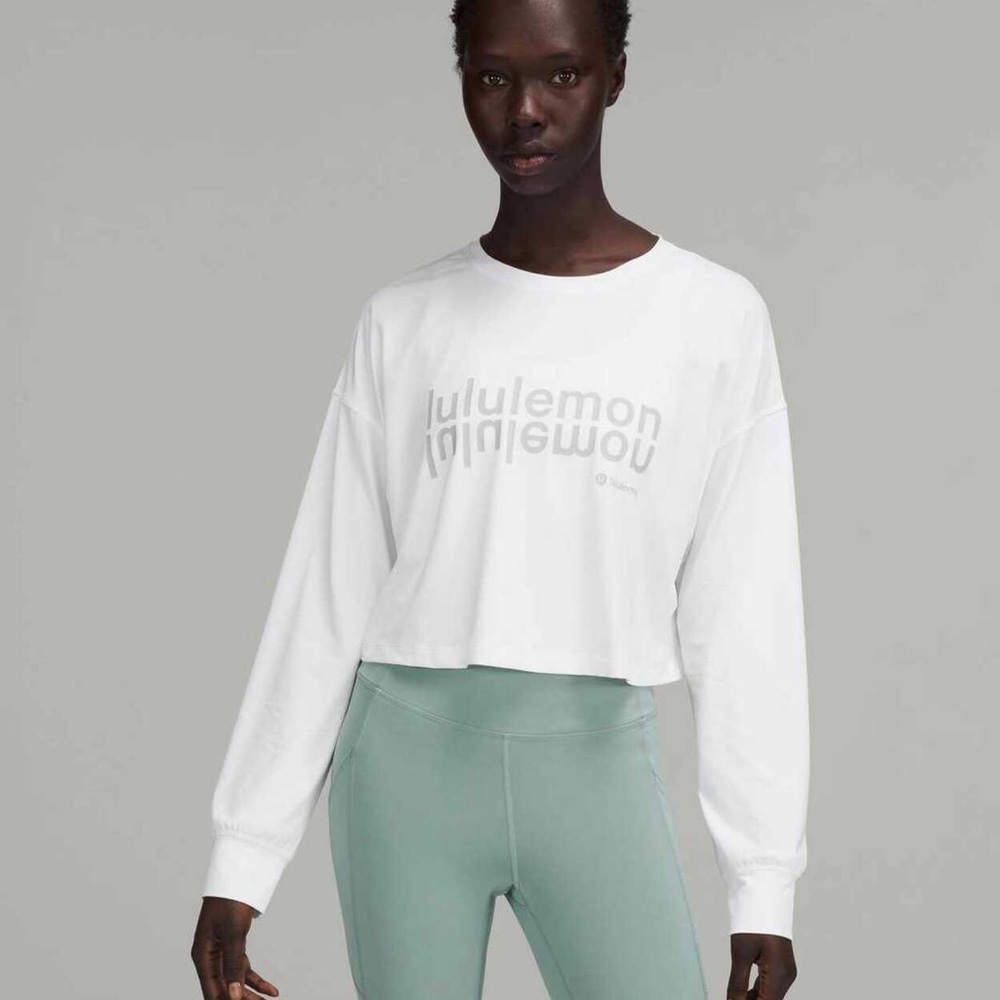 lululemon athletica Lululemon Muscle Love Long Sleeve Shirt *Motif size 8